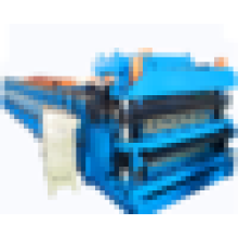 Baumaschinen / Doppelschicht Walze Formmaschine / Wellblech Herstellung Maschine
